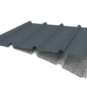 Enkelwandige dakplaat met anticondensdoek - 40-250-1000